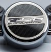 C7 Corvette Z06 Engine Caps w/ Z06 Supercharged Emblem For Automatic